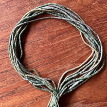 Load image into Gallery viewer, Afghanistan, Jade, Green, Asia, Semi-Precious, Ethnic-Style, Tribal, Jewellery, Necklace, Bracelet, Earrings, Nomadic, Unpolished, Cylinder Tubes, Rare,