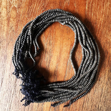 Load image into Gallery viewer, Blackstone, Afghanistan, Semi-Precious, Spacer Beads, Unpolished, Ethnic-Style, Jewellery, Tribal, Earrings, Necklace, Bracelet, Nomadic, Middle East, Saucer-Spacers,