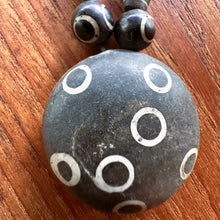 Load image into Gallery viewer, Afghanistan, Old, Afghan, Blackstone, Collectable, Ethnic, Tribal, Pendants, dZi Beads, Himalayas, Asian, Necklace, Bracelet, Ethnic, Tribal, Two-Eye, Three-Eye, Four-Eye,  Seven Eye, 10 Eye, Jewellery, Pipes, Tubes,