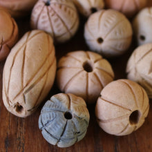 Load image into Gallery viewer, Terracotta, Handmade, Raw, India, Collectible, Varanasi, Sub-Continent, Clay, Cubes, Rounds, Ovals, Necklaces, Bracelets, Earrings, Jewellery-Making,