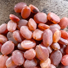 Load image into Gallery viewer, Carnelian, Indian, Semi-Precious, Oval,  Unpolished, Jewellery-Making, Collection, Mix, Tigertail, Craftline, Necklace, Anklet, Bracelet, Earrings, Crystal, Ethnic, Tribal, Healing Properties, Orange, Brazil, India, Mexico, Germany, Australia,