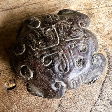 Load image into Gallery viewer, Amulet, Frog, Pendant, Talisman, Black Jade, Collectors, Rare, Fertility Frog, Hand Carved, China, Necklace, Earring, Leather, Jewellery, Wealth, Prosperity,