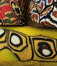 Load image into Gallery viewer, Africa, African, Glass, Trade, African Trade Beads, Millefiori, Thousand Flowers, Multicoloured, Slave Beads, Hippy Beads, Love Beads, Mosaic Beads, Murrine, Rods, Canes, Currency, European Traders, Plateau Continent, Ivory, Food, Fabric, Gold, Status Symbol, Palm Oil, Slaves, Ethnic-Styled Jewellery, Flower Pattern, Appreciate, Investment, Rare, Collectable, Antique, Venice, Venetian,