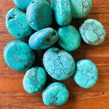 Load image into Gallery viewer, Turquoise, Polished, Semi-Precious, Nugget, Jewellery-Making, Jewellery, Beaders, Collection, Mix, Necklace, Anklet, Bracelet, Earrings, Spiritual, Healing Qualities, Ethnic, Tribal, United States, Iran, Turkey, Chile, Tibet, Mexico, China, Statement, Green, Blue, Gemstone, Pebbles,