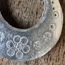 Load image into Gallery viewer, Silver, HillTribe, Pendant, Tubes, Pure Silver, Hill Tribe, Thailand, Karen HillTribe, Beads, Metal, Charms, Hammered, Pendants, 99.9%, Vietnam, Chasing, Hammer, Traditional Tools, Hand-Crafted, Artisans, Chasing Hammer, Silversmith, Ethnic, Jewellery, Earrings, Beaders, Bracelet, Necklace, Anklet, Tribal, Statement,