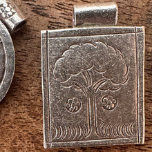 Load image into Gallery viewer, Silver, HillTribe, Tree of Life, Charms, Pendant, Pure Silver, Hill Tribe, Thailand, Karen HillTribe, Beads, Metal, Charms, Hammered, Pendants, 99.9%, Vietnam, Chasing, Hammer, Traditional Tools, Hand-Crafted, Artisans, Chasing Hammer, Silversmith, Ethnic, Jewellery, Earrings, Beaders, Bracelet, Necklace, Anklet, Tribal, Statement,
