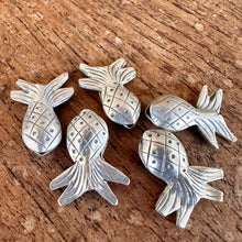 Load image into Gallery viewer, Silver, HillTribe, Pineapple, Pure Silver, Hill Tribe, Thailand, Karen HillTribe, Beads, Metal, Charms, Pendants, 99.9%, Vietnam, Chasing, Hammer, Traditional Tools, Hand-Crafted, Artisans, Chasing Hammer, Silversmith, Ethnic, Jewellery, Beaders, Bracelet, Earrings, Necklace, Anklet, Tribal, Statement,
