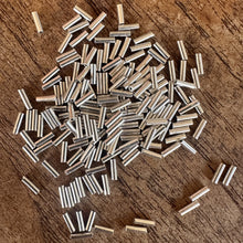 Load image into Gallery viewer, Sterling Silver, India, 925, Cylinder Tube Beads, 5mm, Metal, Beads, Silver, Dangle, Charms, Pendants, Crafted, Silversmiths, Jewellery, Indian, Ethnic, Tribal, Bracelets, Earrings, Necklaces, Copper, Zinc, Nickel,