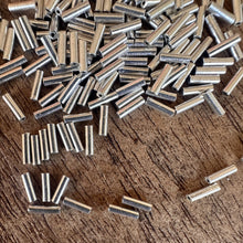Load image into Gallery viewer, Sterling Silver, India, 925, Cylinder Tube Beads, 5mm, Metal, Beads, Silver, Dangle, Charms, Pendants, Crafted, Silversmiths, Jewellery, Indian, Ethnic, Tribal, Bracelets, Earrings, Necklaces, Copper, Zinc, Nickel,