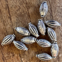 Load image into Gallery viewer, Sterling Silver, India, 925, Fluted, Metal, Beads, Silver, Dangle, Charms, Pendants, Crafted, Silversmiths, Jewellery, Indian, Ethnic, Tribal, Bracelets, Earrings, Necklaces, Copper, Zinc, Nickel, Statement Jewellery,