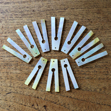 Load image into Gallery viewer, White MOP, Dog Tags, Plates, Name Tags, Axe Heads, Machetes, Love Hearts, Yokes, Drops, Tears, Tiles, Ovals, Shields, Donuts, Shards, Claws, Shields, Vee Sticks, Clothes Pegs, Matchsticks, Buttons, Teardrops, Raindrops, Mother of Pearl Shell, MOP, White, Gold, Pink, Brown, Black, Green, Rain, Abalone, Green Abalone, Trochus, Cowrie Shell, Green Lip Mussel, Pink Lip Mussel, Paua Shell, Necklace, Earrings, Jewellery, West Australia, Black Abalone, Beader, Artisans, Jewellery-Making, Key Rings, Beads,