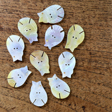 Load image into Gallery viewer, White MOP, Dog Tags, Plates, Name Tags, Axe Heads, Machetes, Love Hearts, Yokes, Drops, Tears, Tiles, Ovals, Shields, Donuts, Shards, Claws, Shields, Buttons, Teardrops, Raindrops, Mother of Pearl Shell, MOP, White, Gold, Pink, Brown, Black, Green, Rain, Abalone, Green Abalone, Trochus, Cowrie Shell, Green Lip Mussel, Pink Lip Mussel, Paua Shell, Necklace, Earrings, Jewellery, West Australia, Black Abalone, Beader, Artisans, Jewellery-Making, Key Rings, Beads, Rings, North Western Australia, North,