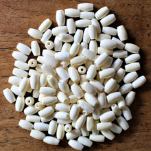 Load image into Gallery viewer, India, Beads, Jewellery Making, Collection, Necklace, Bracelet, Natural, White, Water Buffalo, Bone, Buffalo, Asia, Thailand, Borneo, Indonesia, China, Hair Pipes, Choker, Ankle Bangle, Costume Jewellery, Craft, Art, Projects,