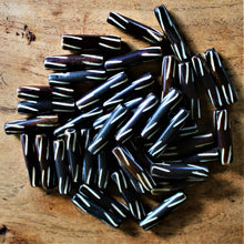 Load image into Gallery viewer, India, Beads, Jewellery Making, Batik Bone Cylinder Pipes, Ethnic, Collection, Necklace, Bracelet, Dyed, Water Buffalo, Bone, Buffalo, Asia, Thailand, Borneo, Indonesia, China, Choker, Boho, Ankle Bangle, Costume Jewellery, Craft, Art, Projects, North America, African Inspired, Indian-Style, Vintage, Recycled, Flower, Cylinder, Cylinder Pipes, Hair Pipes, Batik, Scored, Rain Sheets,
