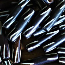 Load image into Gallery viewer, India, Beads, Jewellery Making, Batik Bone Cylinder Pipes, Ethnic, Collection, Necklace, Bracelet, Dyed, Water Buffalo, Bone, Buffalo, Asia, Thailand, Borneo, Indonesia, China, Choker, Boho, Ankle Bangle, Costume Jewellery, Craft, Art, Projects, North America, African Inspired, Indian-Style, Vintage, Recycled, Flower, Cylinder, Cylinder Pipes, Hair Pipes, Batik, Scored, Rain Sheets,
