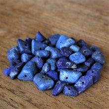 Load image into Gallery viewer, Afghanistan, Blue, Gold, Semi-Precious, Jewellery-Making, Chunky, Jewellery, Worldwide Beads, Collection, Mix, Pyrite, Flecks, Tigertail, Craftline, Leather, Necklace, Anklet, Bracelet,  Bangle, Ethnic, Tribal, Bicone, Spiritual, Lapis Lazuli, Lapis,