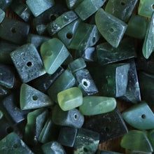 Load image into Gallery viewer, Afghanistan, China, Asia, Carved, Henan, Semi-Precious, Jewellery-Making, Gem, Jewellery, Global Beads, Collection, Mix, Tigertail, Craftline, Leather, Earrings, Necklace, Anklet, Bracelet, Ethnic, Tribal, Spiritual, Jade, Unpolished, Statement, button, Chip Stones, Jade, Healing Qualities, Polished, Boho, Boho-Style, Beads, Imperial Gem,