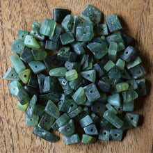 Load image into Gallery viewer, Afghanistan, China, Asia, Carved, Henan, Semi-Precious, Jewellery-Making, Gem, Jewellery, Global Beads, Collection, Mix, Tigertail, Craftline, Leather, Earrings, Necklace, Anklet, Bracelet, Ethnic, Tribal, Spiritual, Jade, Unpolished, Statement, button, Chip Stones, Jade, Healing Qualities, Polished, Boho, Boho-Style, Beads, Imperial Gem,
