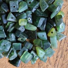 Load image into Gallery viewer, Afghanistan, China, Asia, Carved, Henan, Semi-Precious, Jewellery-Making, Gem, Jewellery, Global Beads, Collection, Mix, Tigertail, Craftline, Leather, Earrings, Necklace, Anklet, Bracelet, Ethnic, Tribal, Spiritual, Jade, Unpolished, Statement, button, Chip Stones, Jade, Healing Qualities, Polished, Boho, Boho-Style, Beads, Imperial Gem,