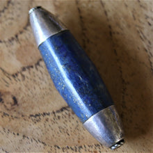 Load image into Gallery viewer, Afghanistan, Blue, Gold, Semi-Precious, Jewellery-Making, Chunky, Jewellery, Global Beads, Collection, Mix, Pyrite, Flecks, Tigertail, Craftline, Leather, Necklace, Anklet, Bracelet,  Bangle, Ethnic, Tribal, Bicone, Spiritual, Lapis Lazuli, Lapis,