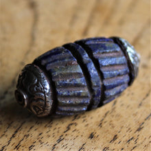 Load image into Gallery viewer, Tyre, Tread, Turkoman, Turkmenistan, Tribal, Trading, Top-Drill, Tigertail, Statement, Jewellery, Silver, Oval, Necklace, Mix, Middle, Eastern, Leather, Lapis, Lazuli, Jewellery-Making, Jewellery, Imperfections, Hole, Global, Beads, Ethnic, Earrings, Currency, Craftline, Collection, Bracelet, Blue, Anklet, Afghanistan, Afghan, Old,