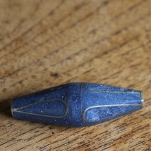 Load image into Gallery viewer, Bicone, Jewellery-Making, Silver, Lapis Lazuli, Afghanistan, Turkmenistan, Turkoman,  Imperfections, Jewellery, Global Beads, Collection, Mix, Tigertail, Craftline, Leather, Necklace, Earrings, Ethnic, Tribal, Statement Jewellery, Top-Drill, Hole, Afghan, Middle Eastern, Bracelet, Anklet, Bangle, Blue, Currency, Trading,