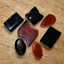 Load image into Gallery viewer, Afghanistan, Semi-Precious, Jewellery-Making, Jewellery, Global Beads, Collection, Mix, Tigertail, Craftline, Leather, Polished, Statement Jewellery, Carnelian, Healing Properties, Brazil, Indonesia, Russia, India, Agate, Onyx, Black, Pendant, Botswana, Mexico