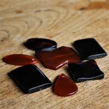 Load image into Gallery viewer, Afghanistan, Semi-Precious, Jewellery-Making, Jewellery, Global Beads, Collection, Mix, Tigertail, Craftline, Leather, Polished, Statement Jewellery, Carnelian, Healing Properties, Brazil, Indonesia, Russia, India, Agate, Onyx, Black, Pendant, Botswana, Mexico