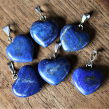 Load image into Gallery viewer, Afghanistan, Blue, Gold, Semi-Precious, Jewellery-Making, Chunky, Jewellery, Global Beads, Collection, Mix, Pyrite, Flecks, Tigertail, Craftline, Leather, Necklace, Anklet, Bracelet, Bangle, Ethnic, Tribal, Spiritual, Lapis Lazuli, Lapis, Unpolished, Hearts, Disks, Statement, Chain, Chakras, Throat, Crown, Brow, Love Heart, Pendant,