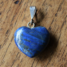 Load image into Gallery viewer, Afghanistan, Blue, Gold, Semi-Precious, Jewellery-Making, Chunky, Jewellery, Global Beads, Collection, Mix, Pyrite, Flecks, Tigertail, Craftline, Leather, Necklace, Anklet, Bracelet, Bangle, Ethnic, Tribal, Spiritual, Lapis Lazuli, Lapis, Unpolished, Hearts, Disks, Statement, Chain, Chakras, Throat, Crown, Brow, Love Heart, Pendant,