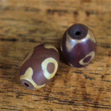 Load image into Gallery viewer, Jewellery-Making, dZi, Tibet, Imperfections, Jewellery, Collection, Mix, Tigertail, Craftline, Leather, Necklace, Earrings, Ethnic, Tribal, Statement Jewellery, Top-Drill, Hole, Himalayas, Bracelet, Anklet, Bangle, Blue, Currency, Trading, Nepal, Animal Skins, Old, Spiritual, Heavenly, Wealth, Luck, Happiness,