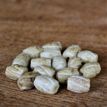 Load image into Gallery viewer, Afghanistan, China, Asia, Mutton-Fat, Hand-Carved, Barrels, Cylinder, Henan, Semi-Precious, Jewellery-Making, Gem, Jewellery, Global Beads, Collection, Mix, Tigertail, Craftline, Leather, Earrings, Necklace, Anklet, Bracelet, Ethnic, Tribal, Spiritual, Jade, Unpolished, Statement, Healing Qualities, Polished, Boho, Boho-Style, Beads, Imperial Gem,