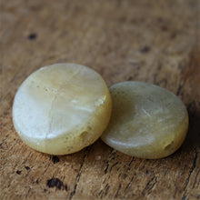 Load image into Gallery viewer, Afghanistan, China, Asia, Mutton-Fat, Tabular, Twists, Cylinder, Henan, Semi-Precious, Jewellery-Making, Gem, Jewellery, Global Beads, Collection, Mix, Tigertail, Craftline, Leather, Earrings, Necklace, Anklet, Bracelet, Ethnic, Tribal, Spiritual, Jade, Unpolished, Statement, Healing Qualities, Polished, Boho, Boho-Style, Beads, Imperial Gem,