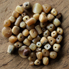 Load image into Gallery viewer, Afghanistan, China, Asia, Mutton-Fat, Hand-Carved, Pebbles, Henan, Semi-Precious, Jewellery-Making, Gem, Jewellery, Global Beads, Collection, Mix, Tigertail, Craftline, Leather, Earrings, Necklace, Anklet, Bracelet, Ethnic, Tribal, Spiritual, Jade, Unpolished, Statement, Healing Qualities, Polished, Boho, Boho-Style, Beads, Imperial Gem, Centre-Drill, Chinese Jade,