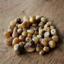 Load image into Gallery viewer, Afghanistan, China, Asia, Mutton-Fat, Hand-Carved, Pebbles, Henan, Semi-Precious, Jewellery-Making, Gem, Jewellery, Global Beads, Collection, Mix, Tigertail, Craftline, Leather, Earrings, Necklace, Anklet, Bracelet, Ethnic, Tribal, Spiritual, Jade, Unpolished, Statement, Healing Qualities, Polished, Boho, Boho-Style, Beads, Imperial Gem, Centre-Drill, Chinese Jade,