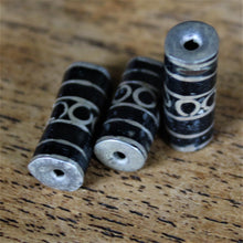 Load image into Gallery viewer, Afghanistan, Ghazni, Turkmenistan, Brass, Turkoman,  Imperfections, Jewellery, Global Beads, Collection, Mix, Tigertail, Craftline, Leather, Necklace, Earrings, Ethnic, Tribal, Statement Jewellery, Top-Drill, Hole, Afghan, Middle Eastern, Enamel, Inlaid, Bracelet, Anklet, Wire, Whipping, Turquoise, Head Pins, Ethnic, Onyx, Inlay, Iran, Nomadic,