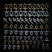 Load image into Gallery viewer, Toggle, Toggle Clasp, Tee-Bar, Heart, Jewellery-Making, Gold, Silver, Nickel, Clasp, Collection, Findings, Brass, Necklace, Bracelet, Anklet, Metal, Jewellery, Silver-Plate, Gold-Plated
