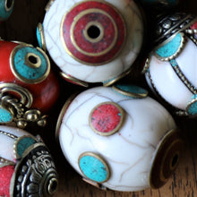 Load image into Gallery viewer, Worldwide, Turquoise, Tribal, Top-Drill, Tigertail, Tibet, Statement, Jewellery, Silver,  Shell, Resin, Nomad, Nepal, Necklace, Mix, Leather, Jewellery-Making, Jewellery,  Imperfections, Himalayas, Ethnic, Earrings, Craftline, Coral, Copper, Conch, Collection,  Beads, Collectable, Rare,