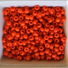 Load image into Gallery viewer, Coral, Black, Chocolate, Red, Mid-Blue, Orange, Royal Blue, Brown, Amethyst, White, Turquoise, French Blue, Seed, Bead, Mixed, Mix, Collection, Czech, Glazed, Pearl, Seeds, Rocailles, Seed Beads, Opaque, Iridescent, Metallic, Iris, Silver Lined, Translucent, Matt, Lustre, Satin, Tigertail, Leather, Craftline, Cotton Bead Thread, Fishing Line, Mixed, Czechoslovakia, Japan, India, China, Taiwan, Jewellery-Making, Europe, Little Stones, Glass, Embroidery, Bracelet, Necklace, Earrings, Clothing, Bread, Butter,