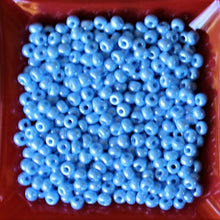 Load image into Gallery viewer, Coral, Baby Blue, Lemon, Pink, Cream, White, Seed, Bead, Mixed, Mix, Collection, Czech, Glazed, Pearl, Seeds, Rocailles, Seed Beads, Opaque, Iridescent, Metallic, Iris, Silver Lined, Translucent, Matt, Lustre, Satin, Tigertail, Leather, Craftline, Cotton Bead Thread, Fishing Line, Mixed, Czechoslovakia, Japan, India, China, Taiwan, Jewellery-Making, Europe, Little Stones, Glass, Embroidery, Bracelet, Necklace, Earrings, Clothing, Bread, Butter, Fabric,