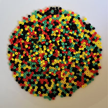 Load image into Gallery viewer, Black, Green, Yellow, Red, Reggae, Seed, Bead, Mixed, Magic, Mix, Collection, Czech, Glazed, Pearl, Seeds, Rocailles, Seed Beads, Opaque, Iridescent, Metallic, Iris, Silver Lined, Translucent, Matt, Lustre, Satin, Tigertail, Leather, Craftline, Cotton Bead Thread, Fishing Line, Czechoslovakia, Japan, India, China, Taiwan, Jewellery-Making, Europe, Little Stones, Glass, Embroidery, Bracelet, Necklace, Earrings, Clothing, Jewellery, Bread, Butter, Fabric,