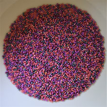 Load image into Gallery viewer, Seed, Bead, Mixed, Mix, Collection, Czech, Glazed, Pearl, Seeds, Rocailles, Seed Beads, Opaque, Iridescent, Metallic, Iris, Silver Lined, Translucent, Matt, Lustre, Satin, Tigertail, Leather, Craftline, Cotton Bead Thread, Fishing Line, Pink, Purple, Violet, Fuchsia, Apricot. Peach, Gunmetal, Mixed, Japan, India, China, Taiwan, Jewellery-Making, Europe, Little Stones, Glass, Embroidery, Bracelet, Necklace, Earrings, Clothing, Jewellery, Bread, Butter, Fabric,
