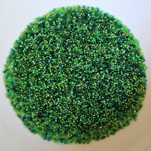 Load image into Gallery viewer, Green, Olive, Teal, Emerald Green, Lime, Forest Green, Mint, Amazon, Avocado, Apple, Chartreuse, Seed, Bead, Mixed, Mix, Collection, Czech, Glazed, Pearl, Seeds, Rocailles, Seed Beads, Opaque, Iridescent, Metallic, Iris, Silver Lined, Translucent, Matt, Lustre, Satin, Tigertail, Leather, Craftline, Cotton Bead Thread, Fishing Line, Japan, India, China, Taiwan, Jewellery-Making, Europe, Little Stones, Glass, Embroidery, Bracelet, Necklace, Earrings, Clothing, Jewellery, Bread, Butter, Fabric,