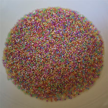 Load image into Gallery viewer, Pink, Salmon, Aqua, White, Green, Orange, Topaz, Yellow, Seed, Bead, Mixed, Mix, Collection, Czech, Glazed, Pearl, Seeds, Rocailles, Seed Beads, Opaque, Iridescent, Metallic, Iris, Silver Lined, Translucent, Matt, Lustre, Satin, Tigertail, Leather, Craftline, Cotton Bead Thread, Fishing Line, Japan, India, China, Taiwan, Jewellery-Making, Europe, Little Stones, Glass, Embroidery, Bracelet, Necklace, Earrings, Clothing, Jewellery, Bread, Butter, Fabric,