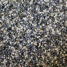 Load image into Gallery viewer, Gunmetal, Pearl White, Grey, Silver, Cream, Ivory, Seed, Bead, Mixed, Mix, Collection, Czech, Glazed, Pearl, Seeds, Rocailles, Seed Beads, Opaque, Iridescent, Metallic, Iris, Silver Lined, Translucent, Matt, Lustre, Satin, Tigertail, Leather, Craftline, Cotton Bead Thread, Fishing Line, Japan, India, China, Taiwan, Jewellery-Making, Europe, Little Stones, Glass, Embroidery, Bracelet, Necklace, Earrings, Clothing, Jewellery, Bread, Butter, Fabric,