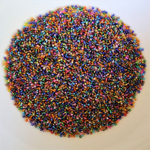 Load image into Gallery viewer, Pink, Salmon, Blossom, Cerise, Red, Rose, Lilac, Magenta, Coral, Lime, Aqua, Gold, Topaz, Yellow, Seed, Bead, Mixed, Mix, Collection, Czech, Glazed, Pearl, Seeds, Rocailles, Seed Beads, Opaque, Iridescent, Metallic, Iris, Silver Lined, Translucent, Matt, Lustre, Satin, Tigertail, Leather, Craftline, Cotton Bead Thread, Fishing Line, Japan, India, China, Taiwan, Jewellery-Making, Europe, Little Stones, Glass, Embroidery, Bracelet, Necklace, Earrings, Clothing, Jewellery, Bread, Butter, Fabric,