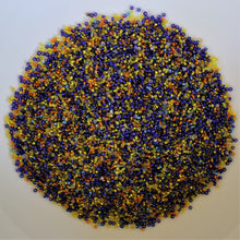 Load image into Gallery viewer, Seeds, Rocailles, Seed Beads, Opaque, Iridescent, Metallic, Iris, Silver Lined, Translucent, Matt, Lustre, Pearl, Satin, Tigertail, Leather, Craftline, Cotton Bead Thread, Fishing Line, Orange, Clear, Blue, Black, Navy, Aqua, Green, Yellow, Multicoloured, Czechoslovakia, Japan, India, China, Taiwan, Jewellery-Making, Europe, Little Stones, Glass, Embroidery, Bracelet, Necklace, Earrings, Clothing, Jewellery,