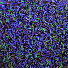 Load image into Gallery viewer, Bugle, Czech, Glazed, Pearl, Seeds, Rocailles, Seed Beads, Opaque, Iridescent, Metallic, Iris, Silver Lined, Translucent, Matt, Lustre, Satin, Tigertail, Leather, Craftline, Cotton Bead Thread, Fishing Line, purple, blackberry, violet, fuchsia, ruby, magenta, indigo, mauve, lilac, Mixed, Czechoslovakia, Japan, India, China, Taiwan, Jewellery-Making, Europe, Little Stones, Glass, Embroidery, Bracelet, Necklace, Earrings, Clothing, Jewellery,