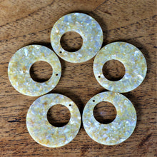 Load image into Gallery viewer, Pink MOP, Dog Tags, Plates, Name Tags, Axe Heads, Machetes, Love Hearts, Yokes, Drops, Tears, Tiles, Ovals, Shields, Donuts, Shards, Claws, Shields, Buttons, Teardrops, Raindrops, Mother of Pearl Shell, MOP, White, Gold, Pink, Brown, Black, Green, Rain, Abalone, Green Abalone, Trochus, Cowrie Shell, Green Lip Mussel, Pink Lip Mussel, Pau Shell, Necklace, Earrings, Jewellery, West Australia, Black Abalone, Beader, Artisans, Jewellery-Making, Key Rings, Beads, Rings, Bib,