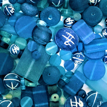 Load image into Gallery viewer, Tube, Tabular, Slabs, Round, Resin, Oval, Multi-Coloured, Java, Indonesia, Hearts, Flat, Drops, Diamonds, Cylinder, Cube, Collection, Mix, Coin, Clear, Bird, Beads, Bicones, Blue, Cyan, Capri, Cerulean, Navy, Aqua, Sapphire, Cobalt, Azure,